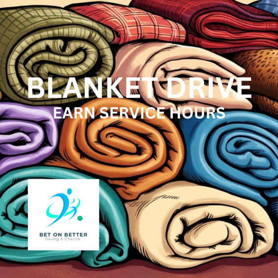 Bet on Better -Blankets are always welcome gifts to people living on the streets.