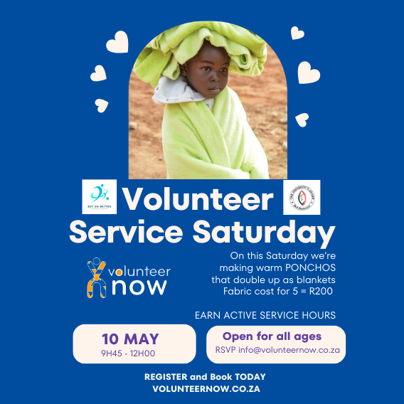 Make and Donate Ponchos Service Saturday
